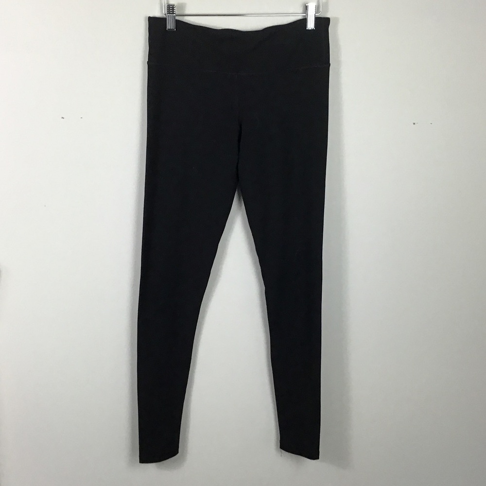Old navy size medium full length black midrise athletic exercise leggings pants